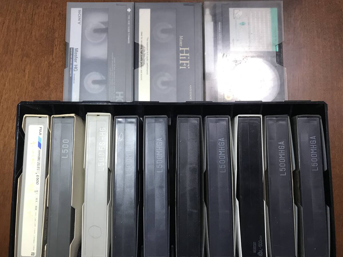 中古 ベータ ビデオテープ 12本 ジャンク 11の画像1