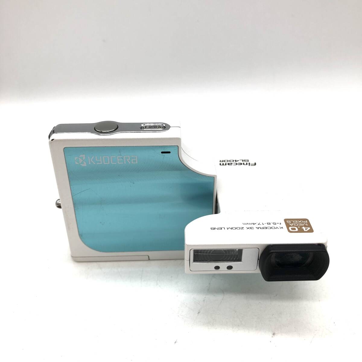 【中古】KYOCERA 京セラ FINECAM SL400R 3X ZOOM LENS デジタルカメラ 動作未確認_画像2