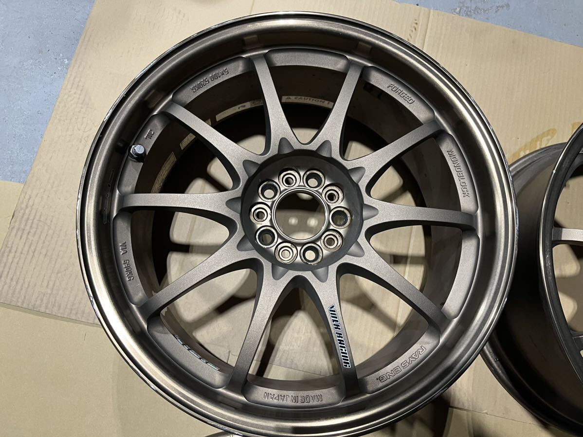 RAYS CE28N 18×8.0J OFF+44 PCD100 5H スバル　インプレッサ GDA VOLK 鍛造 レイズ ホイール _画像5