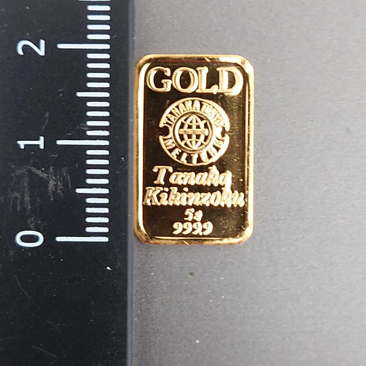 1111円～ 純金 インゴット 田中貴金属 24金 GOLD 5g 純金 ゴールドバー_画像3