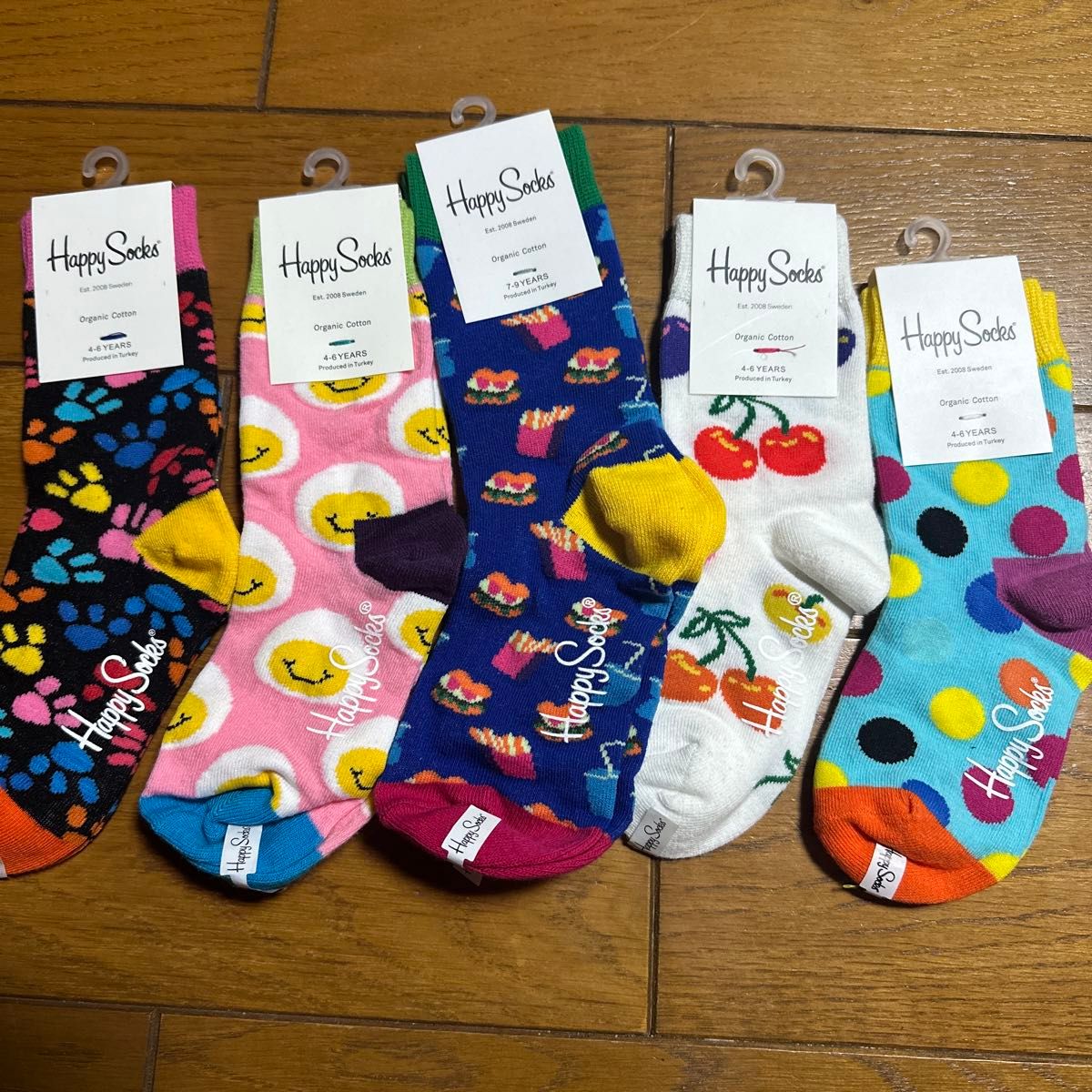 靴下　Happy Socks 新品 16～18cm 5足セット