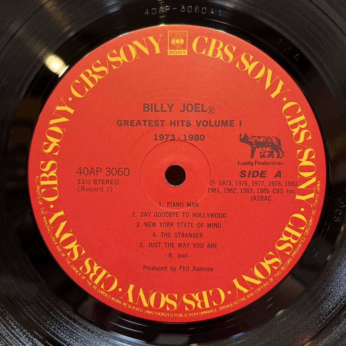 美盤 2LP 帯付き / ビリー・ジョエル Billy Joel / ビリー・ザ・ベスト Greatest Hits Volume 1 Volume 2 / 40AP-3060-1_画像7