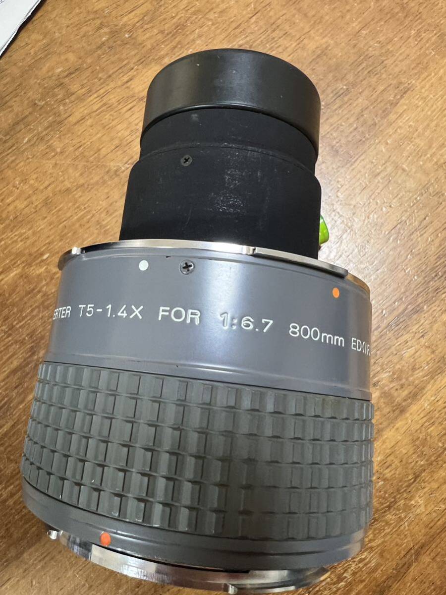 超レア PENTAX 6x7 800mm F6.7 用リアコン T5-1.4Xの画像2