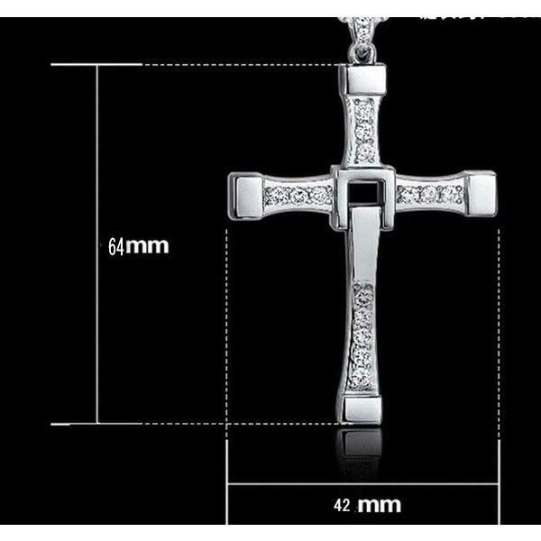 クロスネックレス 十字架 ビッグサイズ 原寸大1:1 ワイルドスピード