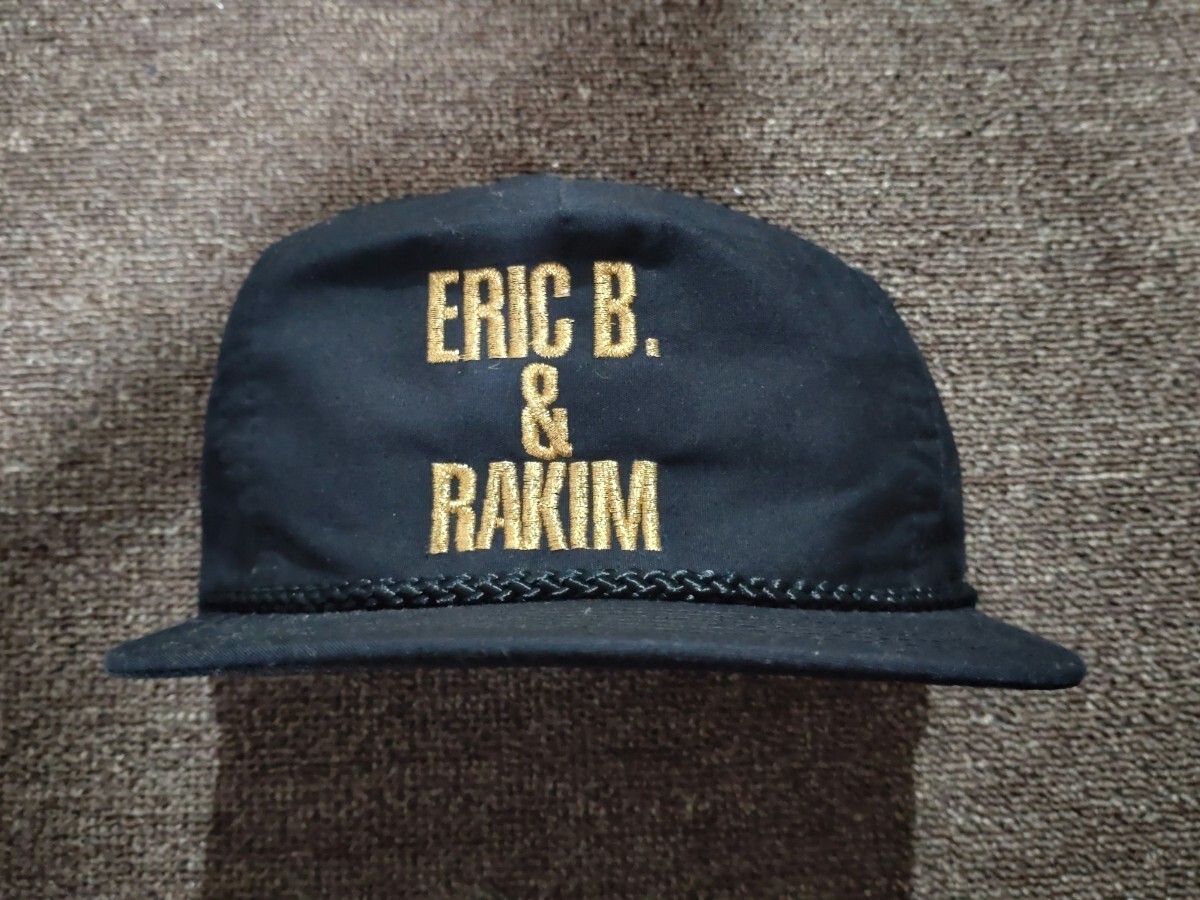 Eric B & Rakim ヴィンテージ スナップバックキャップ CAP 80s〜90s Vintage エリックビー＆ラキム HIP HOP　ヒップホップ