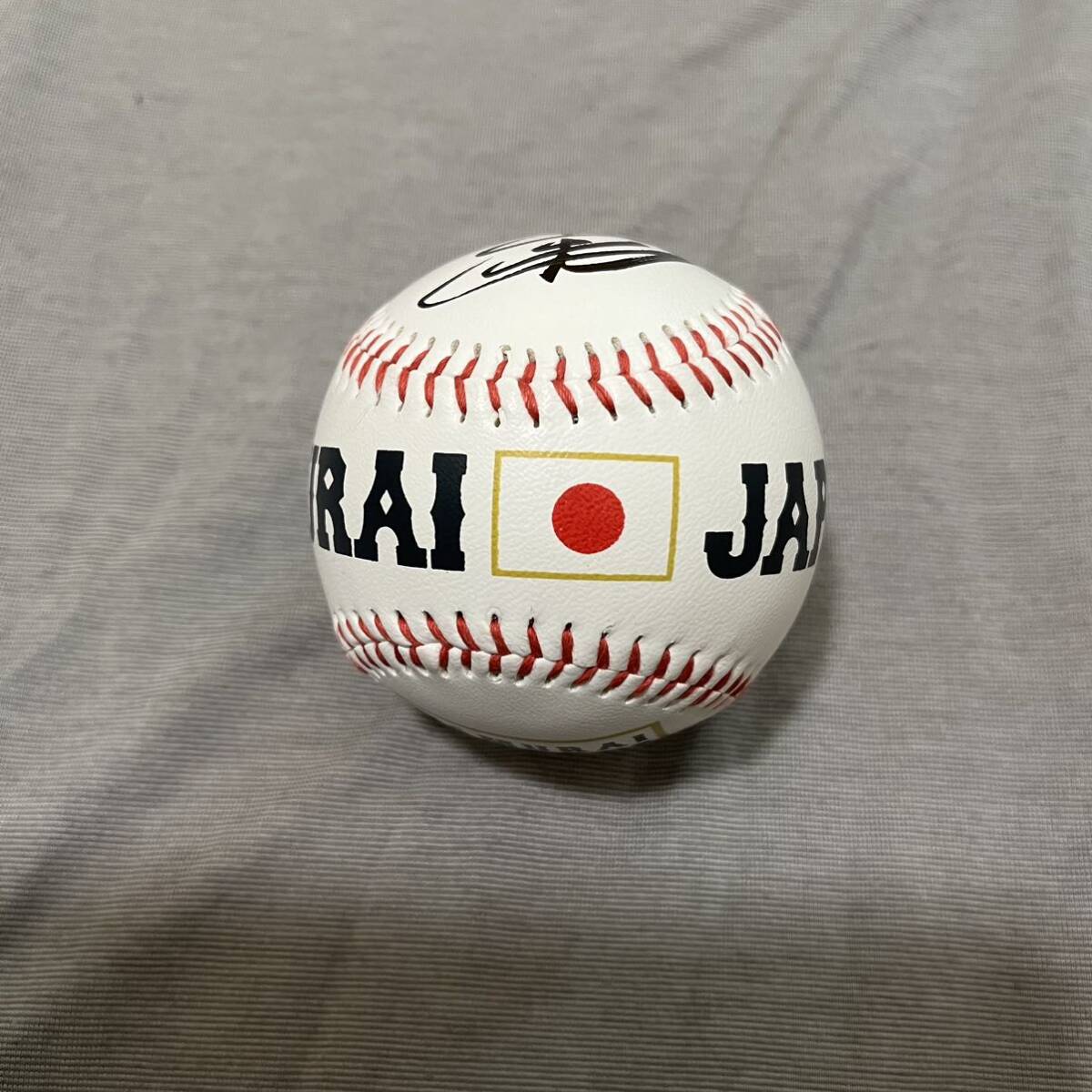 ドジャース　山本由伸　直筆サインボール　オリックスバファローズ　侍JAPAN ロゴ入り　WBC_画像4