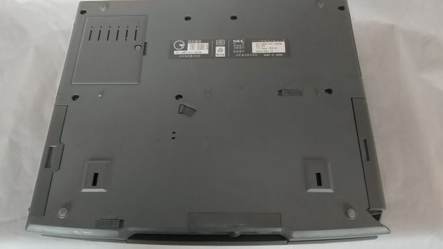 ☆NEC★PC98ノート★ PC9821Ns/340W★部品取りに・ジャンク！の画像3