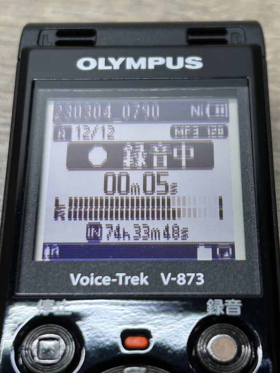 OLYMPUS オリンパス VOICE TREK V-873 ボイスレコーダー 展示品 32②/60_画像8