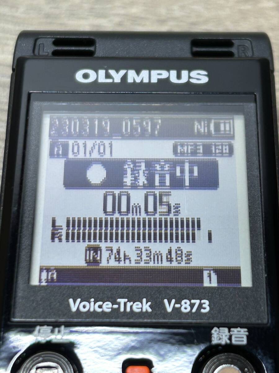 OLYMPUS オリンパス VOICE TREK V-873 ボイスレコーダー 展示品 32④/60_画像9