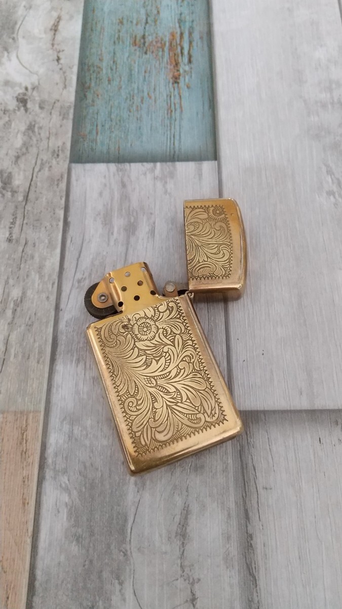 ZIPPO Zippo ジッポー ジッポ オイルライター MADE IN USA スリム_画像6