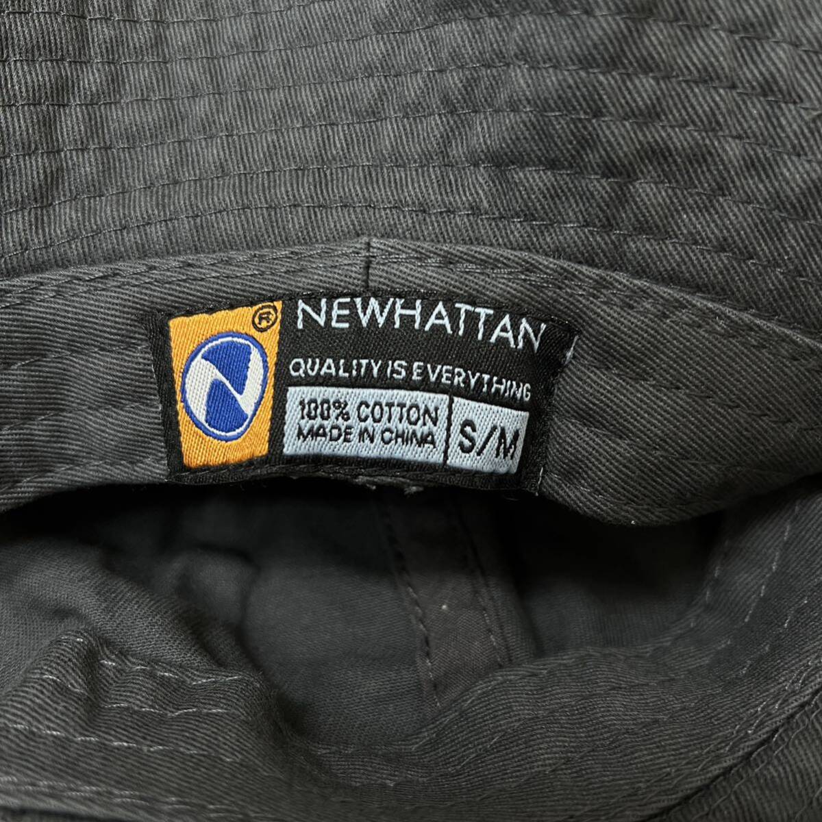 新品 タグ付き 8個セット NEWHATTAN メトロハット チャコール バケットハット S/M ニューハッタン 帽子 無地 ボディ まとめ売り #noca0355_画像7