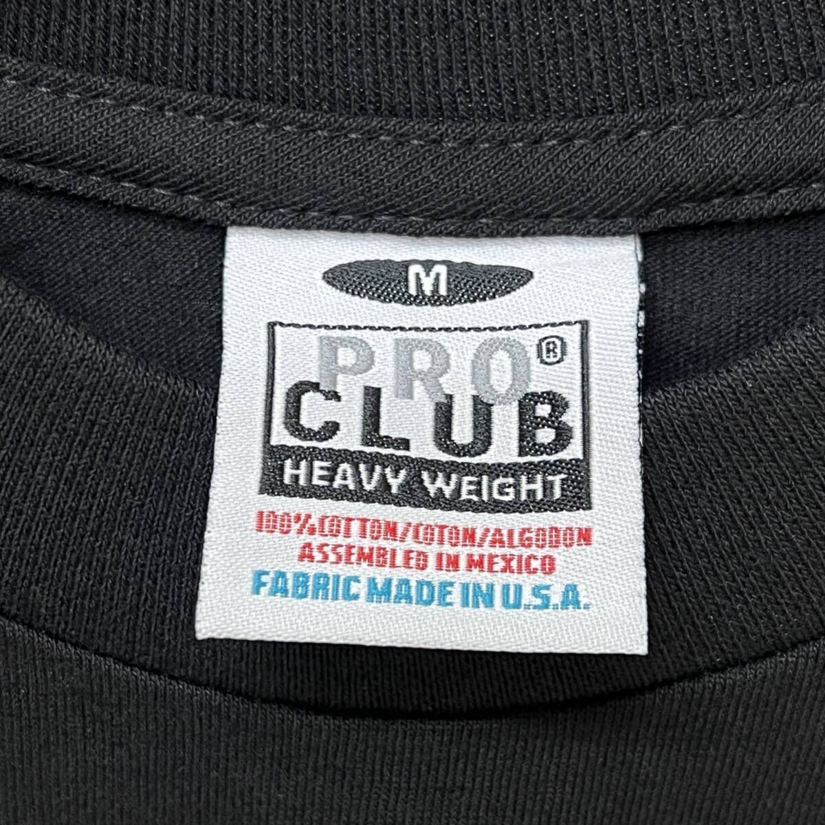 3色 PRO CLUB ヘビーウェイト 長袖 コンフォート 半袖 Tシャツ M 黒 茶 ベージュ プロクラブ ロンT 厚手 まとめ売り 未使用 #noca0361-FSの画像7