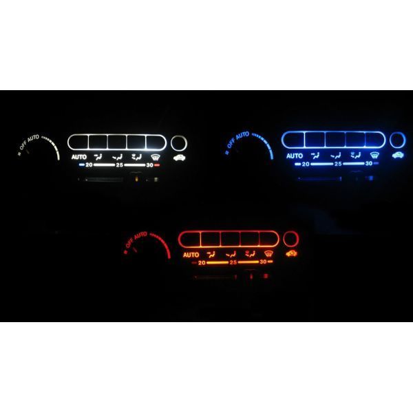 420円 見事な創造力 CR-X デルソル EG1 2 LEDエアコン照明セット レッド