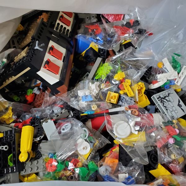 ●DE21【送120】1円～ LEGO レゴ 10269 クリエイター ハーレーダビッドソン レゴバラ ミニフィグ 他 大量まとめセット 約10Kg ジャンクの画像1