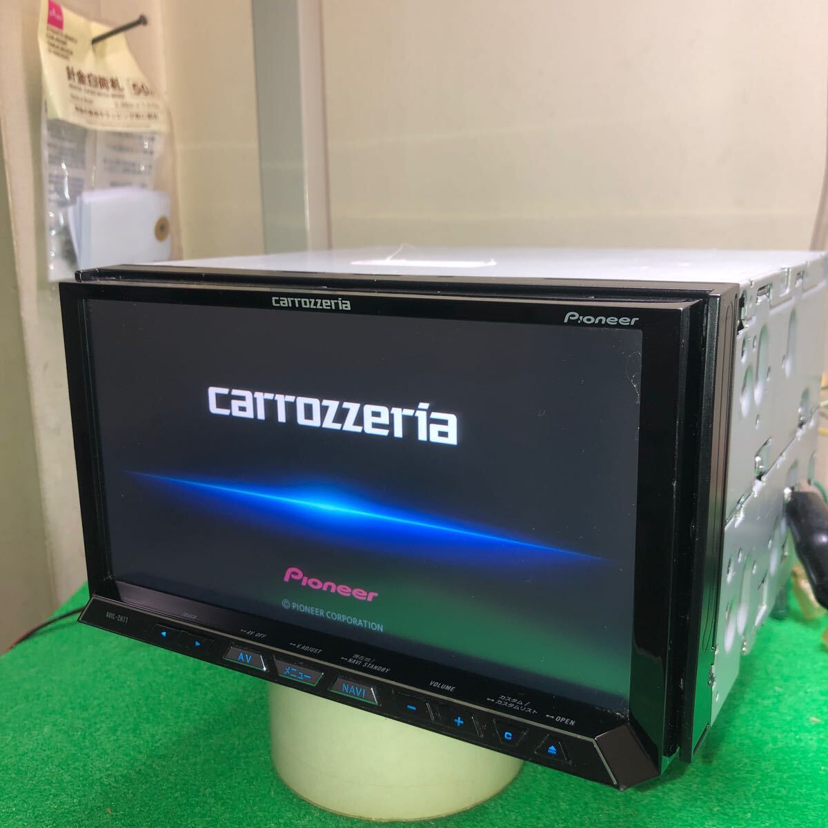 動作確認カロッツェリア AVIC-ZH77HDDナビ 地図2021年 地デジフルセグ Bluetooth内蔵 CD DVD再生OKの画像1