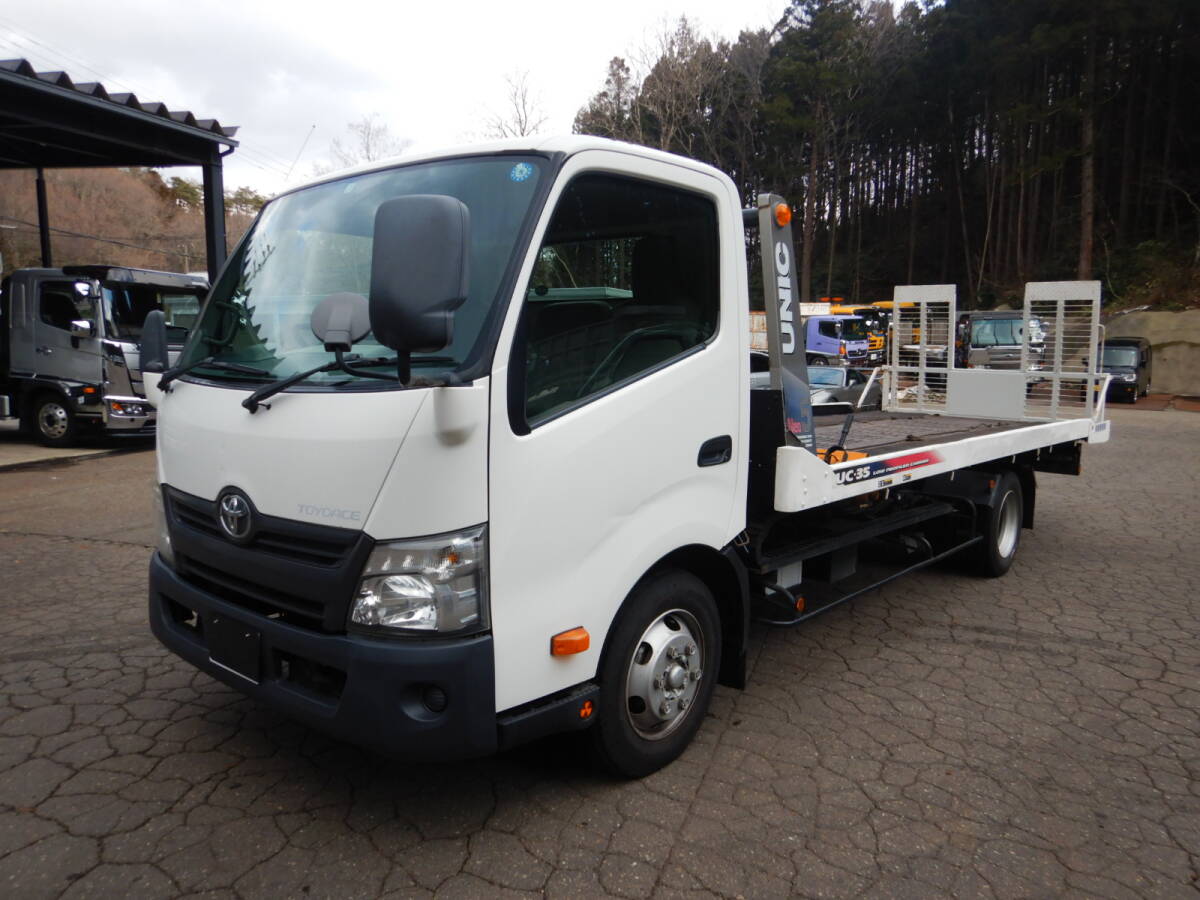 [CH22159] vehicle inspection "shaken" R6 year 5 to month H24 year Toyota Toyoace loading 2950.6 speed MT loading car carrier car radio-controller winch Dutro Canter Elf 