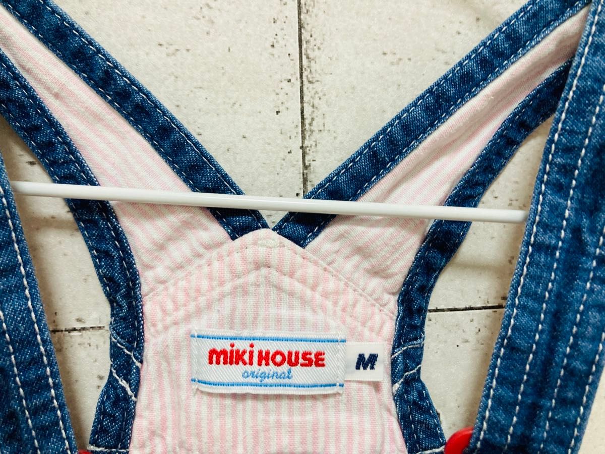 MIKI HOUSE ミキハウス　うさこ　ジャンパースカート　M 80〜 90