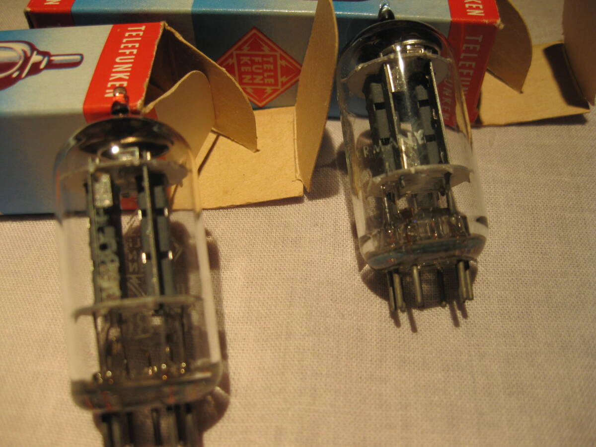 オーデイオ真空管　TELEFUNKEN　ECC　802S　Made　in　Germany　2本組　No-１_画像6