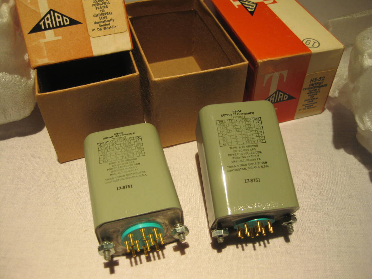  audio tube amplifier parts TRIAD(USA)HS-52 output Transformer 