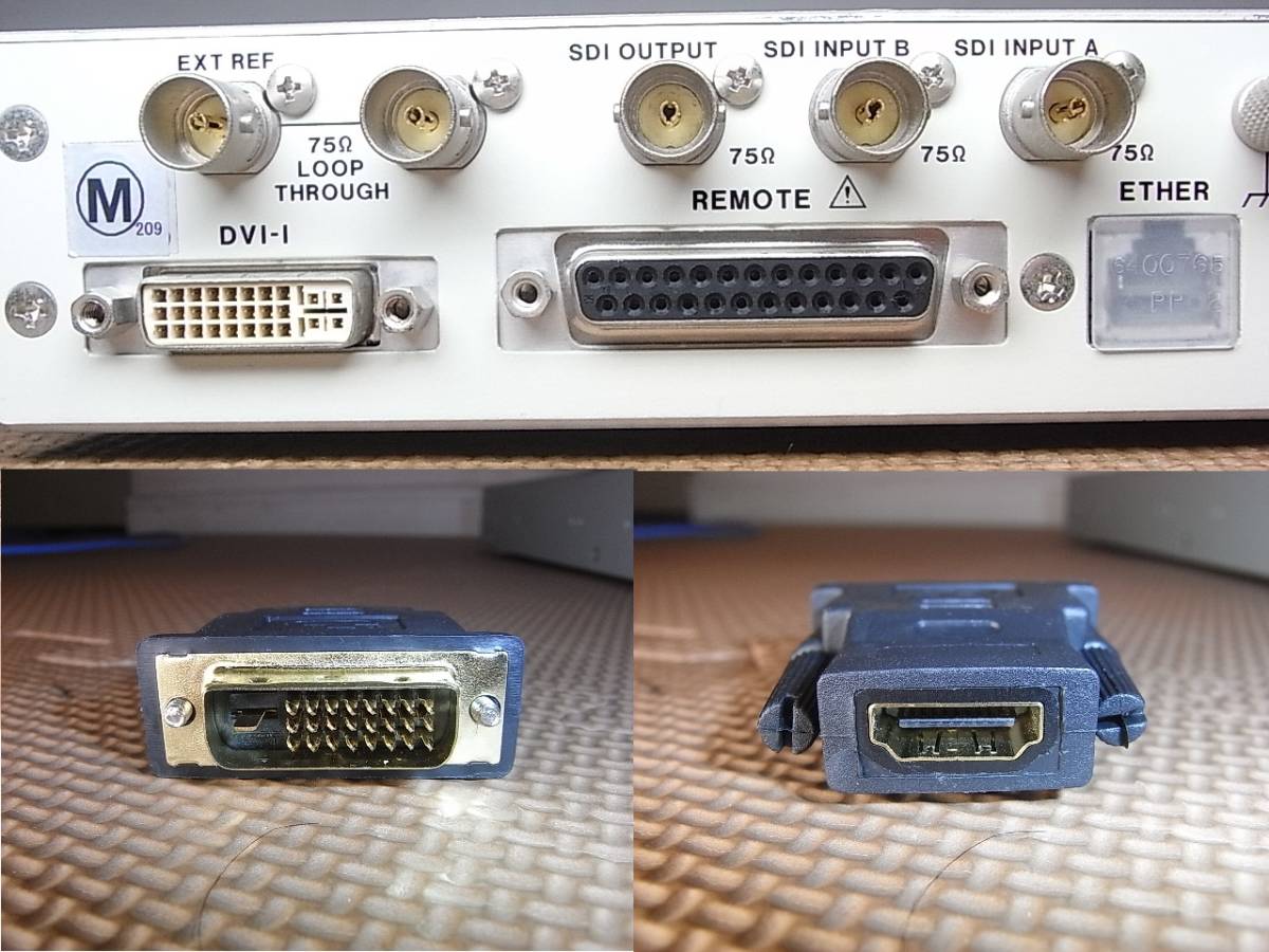 Yahoo!オークション - ②/3【動作品】HD-SDI映像音声測定器 Yahoo!オークション - ②/3【動作品】HD-SDI映像音声測定器