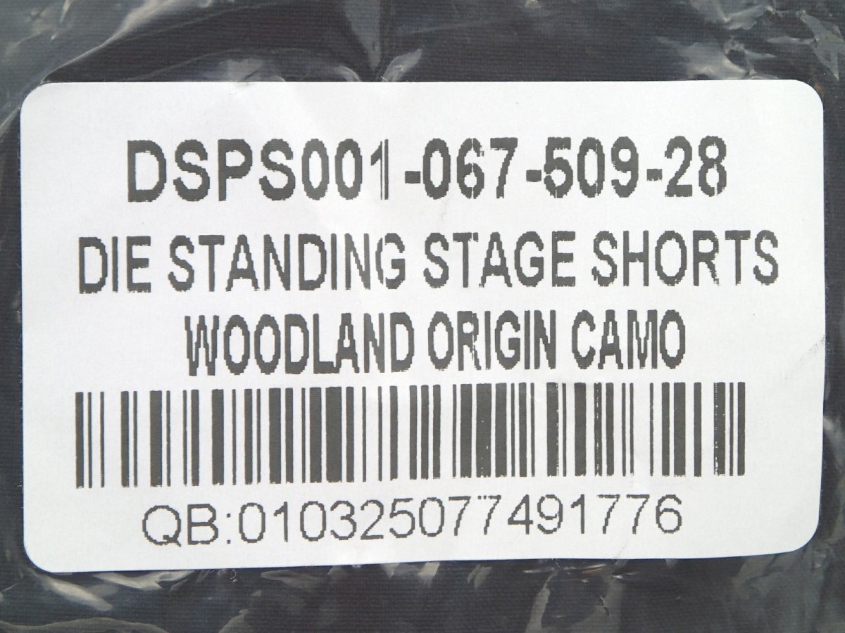 Darc Sport RATHER DIE STANDING STAGE SHORTS WOODLAND ORIGIN CAMO 28 ダルクスポーツ ウルフ ステージショーツ グリーン カモ 緑 迷彩の画像10