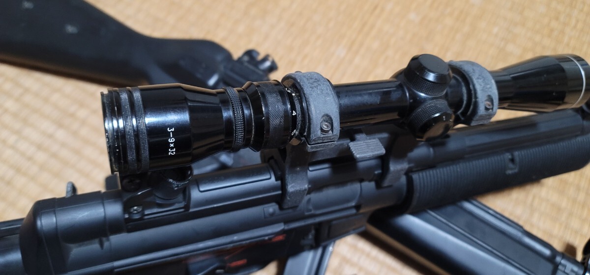 東京マルイ 電動ガン トイガン ASGK刻印 エアガン　MARUI MP5A4 SD6 スコーピオン　3丁セット　ジャンク品　ミリタリー　サバゲー_画像7