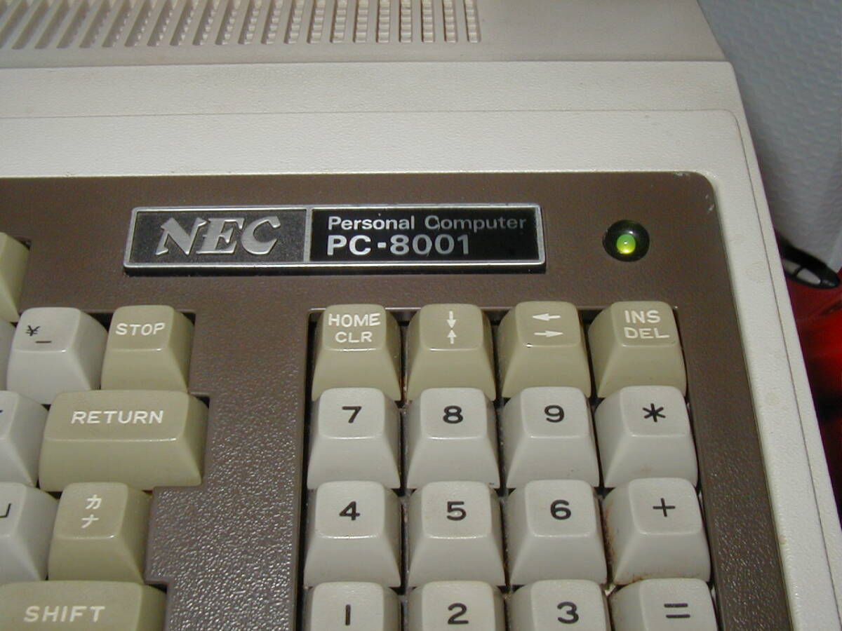  cheap liquidation! personal computer NEC PC-8001 personal computer - body only junk treatment manual programming textbook attaching 