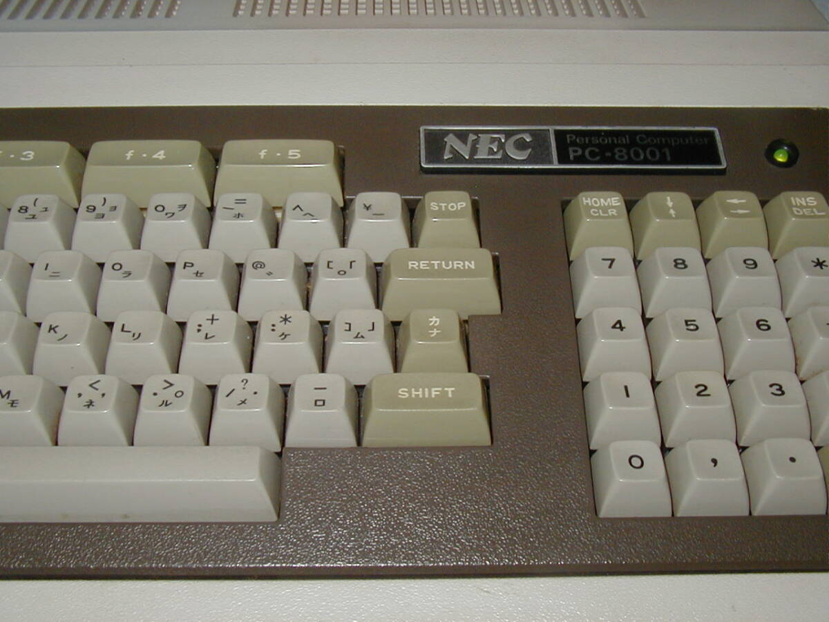  дешевый ликвидация! персональный компьютер NEC PC-8001 персональный компьютер - корпус только б/у товар manual программирование учебник имеется 