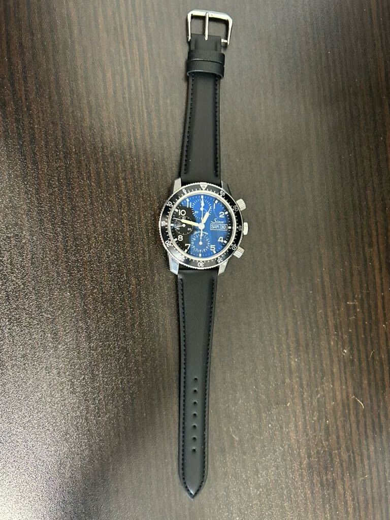 1円〜 Sinn ジン 103 クロノグラフ デイデイト メンズ腕時計 自動巻 バルジユー7750の画像4