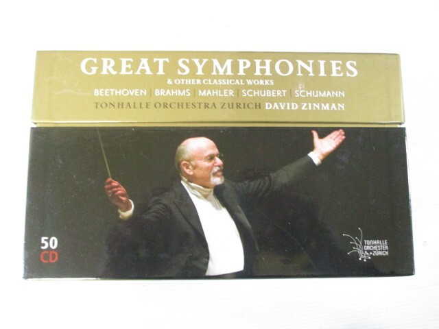 BS １円スタート☆GREAT SYMPHONIES & OTHER CLASSICAL WORKS TONHALLE ORCHESTRA ZURICH DAVID ZINMAN　中古CD☆　_画像1