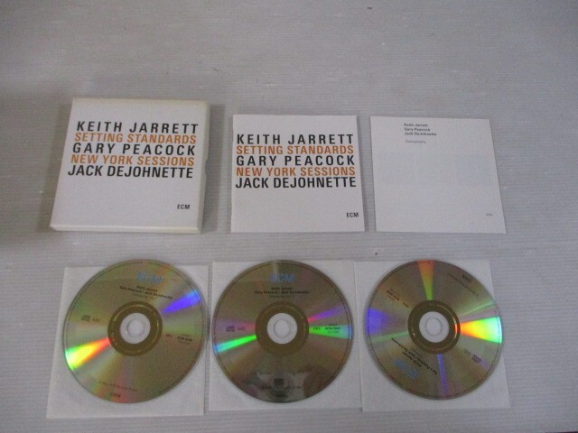 BT J3 送料無料◇KEITH JARRETT / GARY PEACOCK / JACK DEJOHNETTE SETTING STANDARDS NEW YORK SESSIONS　◇中古CD　_画像2
