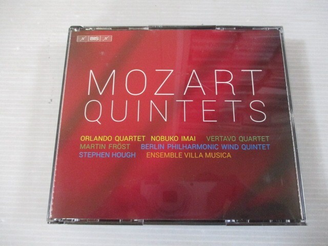 BT O3 送料無料◇MOZART COMPLETE STRINGS QUINTETS QUINTET FOR PIANO AND WINDS CLARINET QUINTET HORN QUINTET　◇中古CD　_画像1