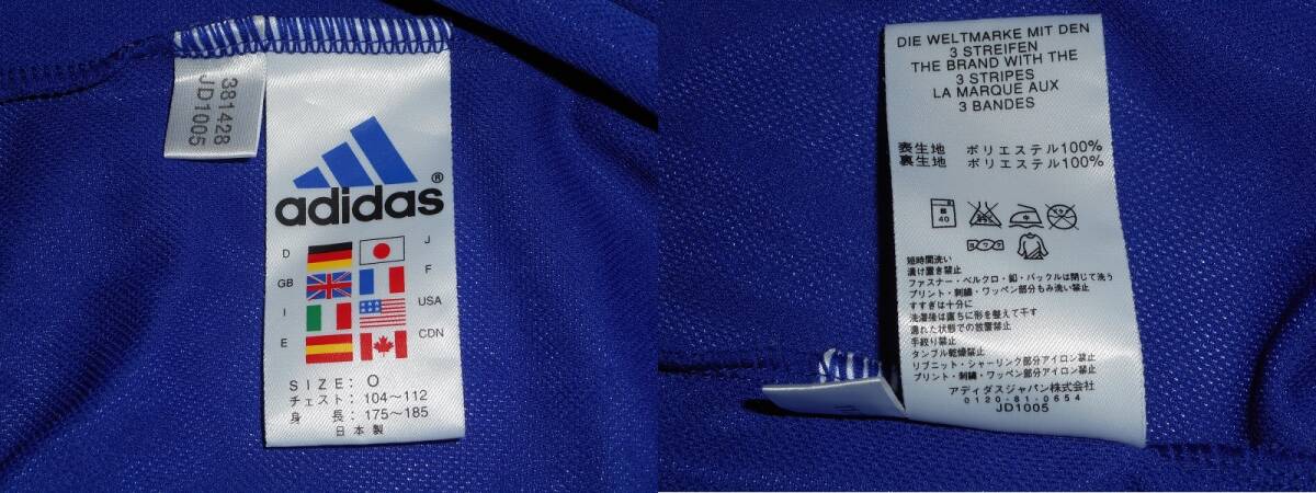 adidas(アディダス) 2002年 日本代表 レプリカユニフォーム ホーム 半袖 Oサイズ_画像10