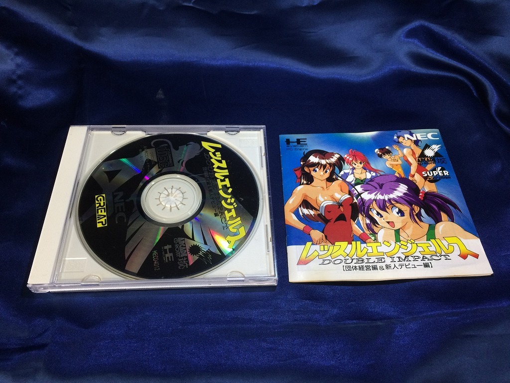 中古A★レッスルエンジェルス・ダブルインパクト★PCエンジン SUPER CD-ROM2ソフト