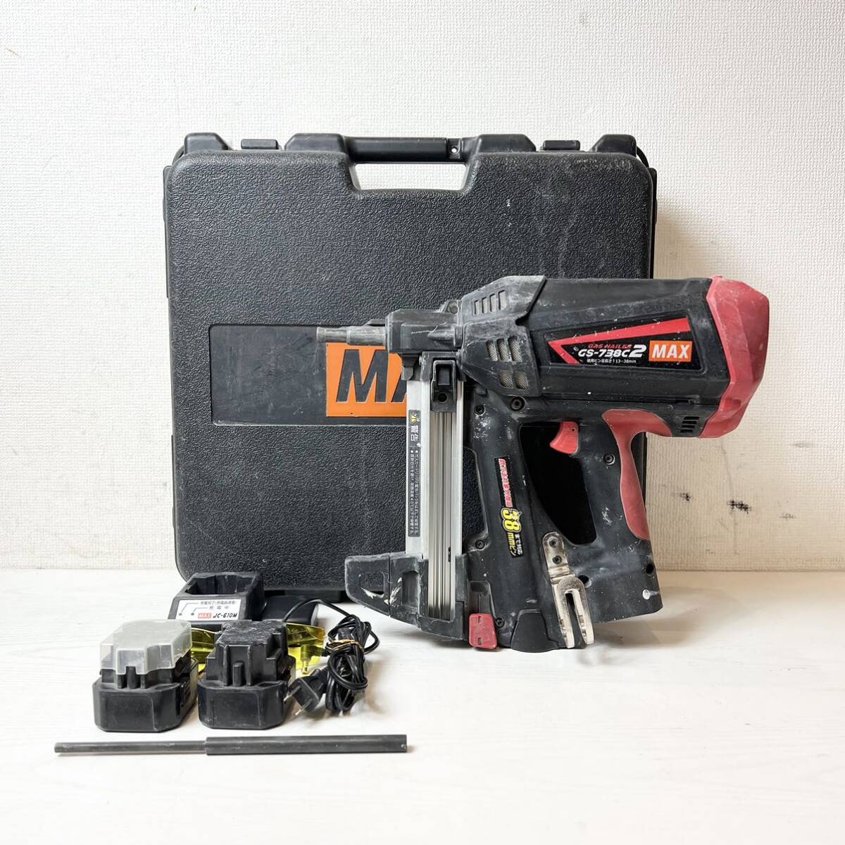 Yahoo!オークション - 232 中古品 MAX マックス ピン打機 Yahoo!オークション - 232 中古品 MAX マックス ピン打機