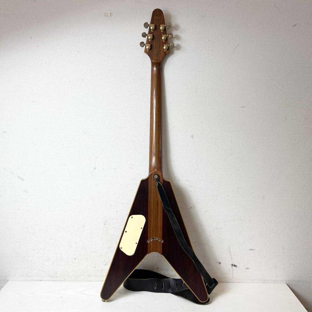 218＊中古品 【1979年】GRECO AK-1400 ハカランダ Flying V KISS エース・フレーリー 橘高文彦 VINTAGE グレコ エレキギター 現状品＊_画像4