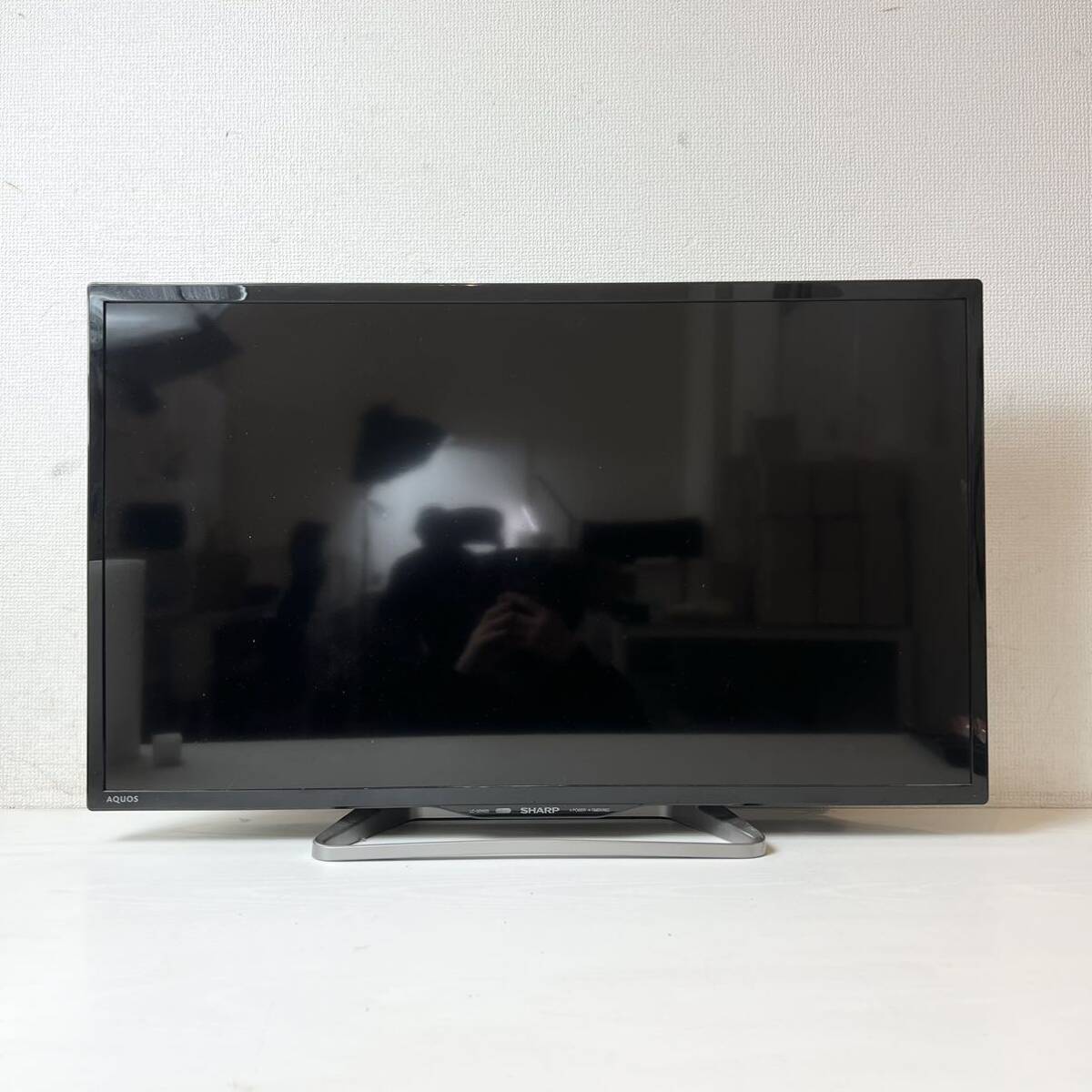 203＊中古品 2016年製 SHARP 液晶カラーテレビ LC-32W25 シャープ リモコン付き 簡易動作確認済み＊_画像3