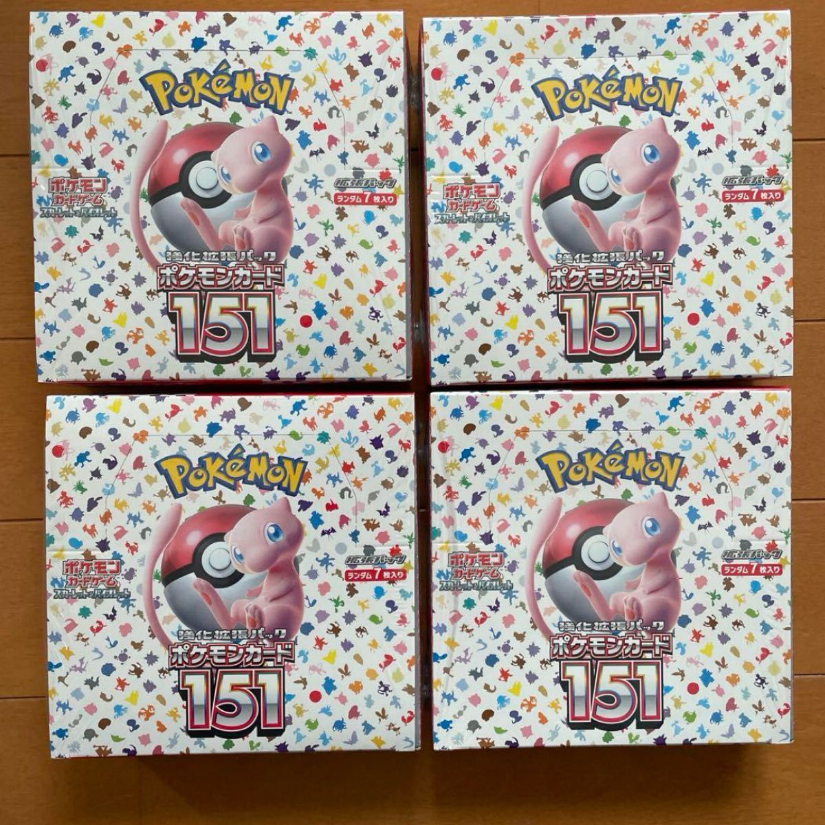 ポケモンカード 151 シュリンク付き 4BOX｜Yahoo!フリマ（旧PayPayフリマ）