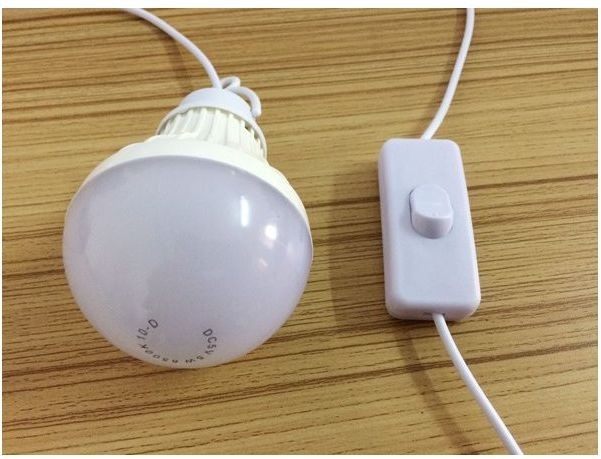 USBタイプ LED 電球 ７W ON/OFF スイッチ付 アウトドア 非常用にの画像3