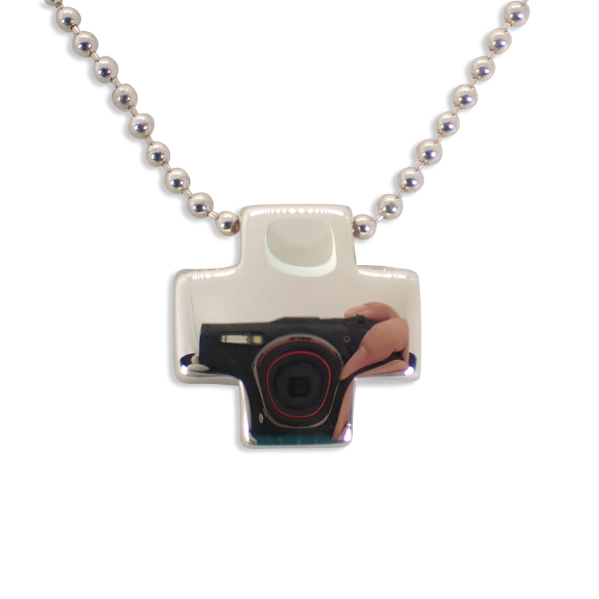 [ used ]TIFFANY/ Tiffany 925 Rome n Cross pendant / necklace [g248-49]
