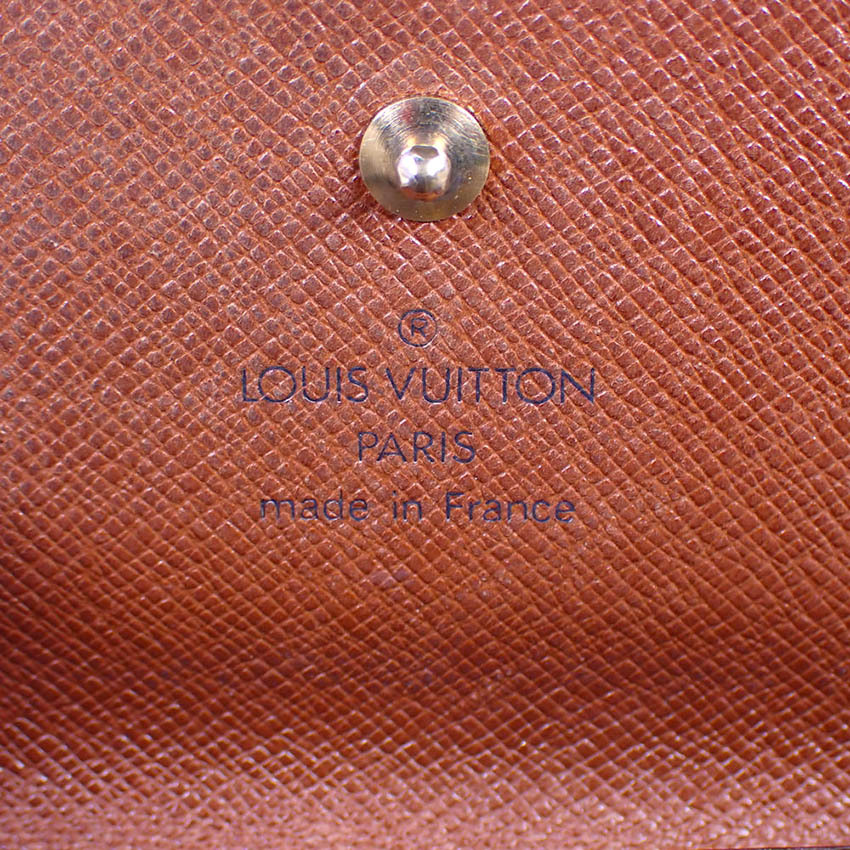 【中古】Louis Vuitton/ルイヴィトン モノグラム M61652 ポルトフォイユ エリーズ コンパクトウォレット 三つ折り財布[b34-91］_画像5