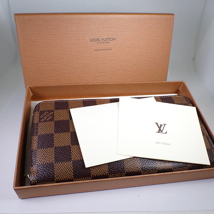 【中古】Louis Vuitton/ルイヴィトン ダミエ ジッピーウォレット N41661 CA0103 長財布[b34-92］_画像9