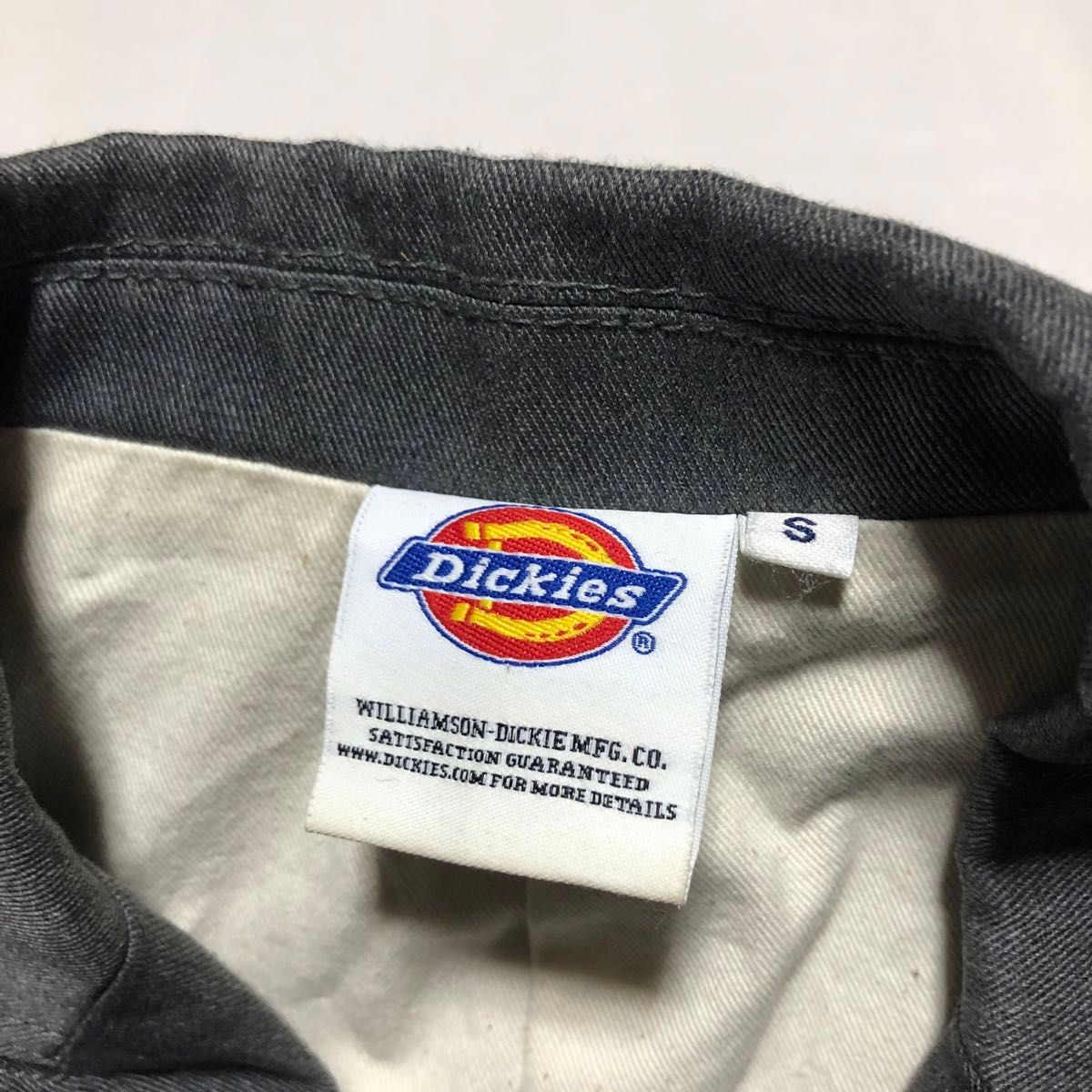 【美品】Dickies×jalana ディッキーズ×ジャラーナ 別注ラペルドジャケット 限定品 S グレー ワークジャケット