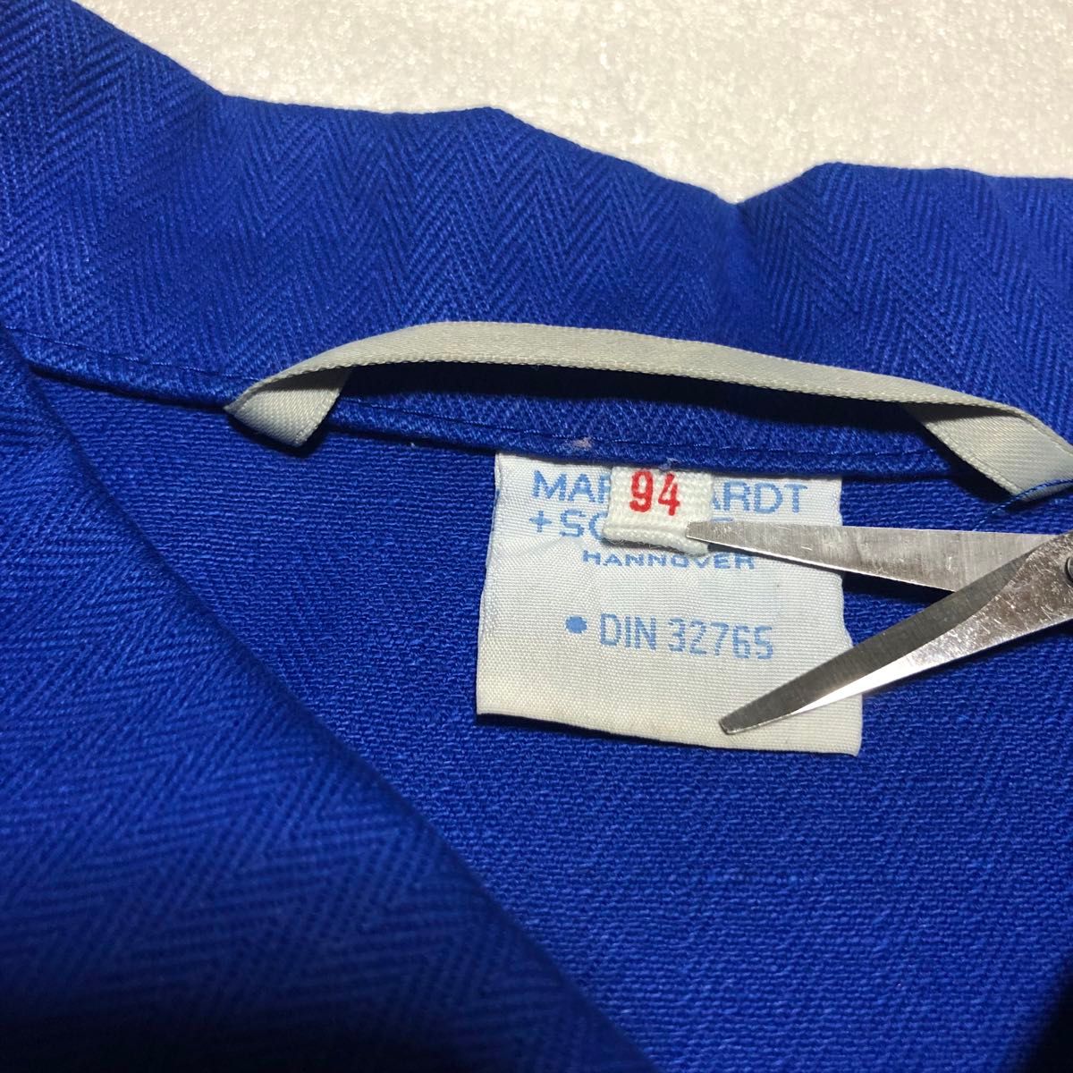 【超希少】MARQUARDT+SCHULZ ユーロワークジャケット チョア ナス紺 青系 M 刺繍 フレンチヴィンテージ ブルゾン