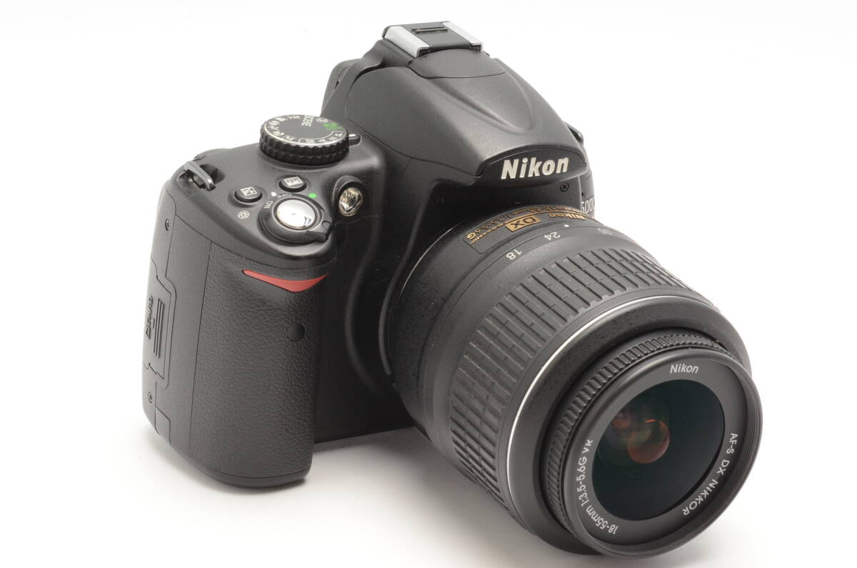 ★インボイス対応店★ [美品] Nikon D5000 ショット数2874回 / AF-S DX NIKKOR 18-55mm F3.5-5.6G VR #11563_画像3