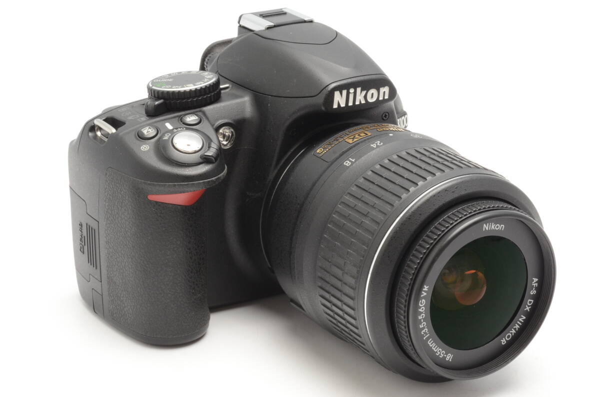 ★インボイス対応店★ [美品] Nikon D3100 ショット数2400回 / AF-S NIKKOR 18-55mm f3.5-5.6G DX #11568_画像3