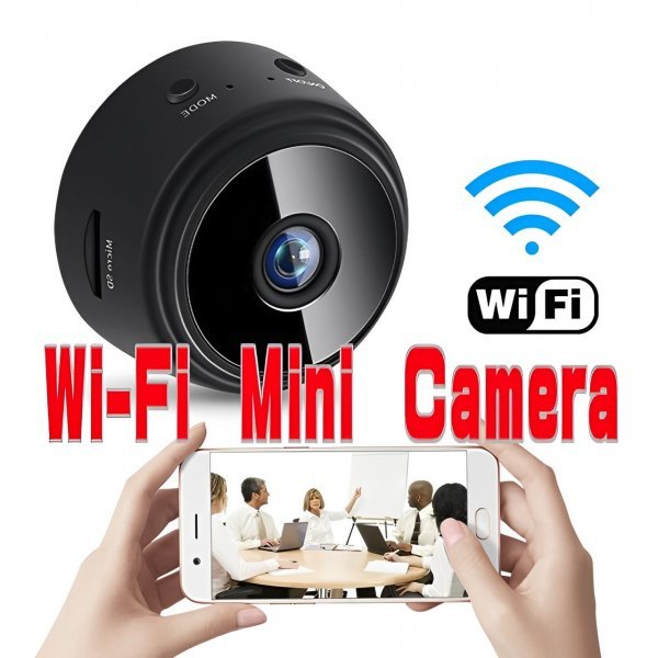 「送料無料」Wi-Fi ワイヤレス ホームセキュリティーミニカメラ, ビデオ監視デバイス Wi-Fi Webカメラ 防犯監視用 、見守り用に bcの画像2