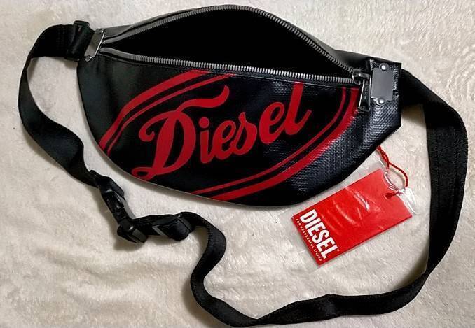 【未使用】【送料無料】ディーゼル バッグ メンズ ボディバッグ DIESEL ベルトバッグ ブラック X08368 P4447 T8013 _画像1