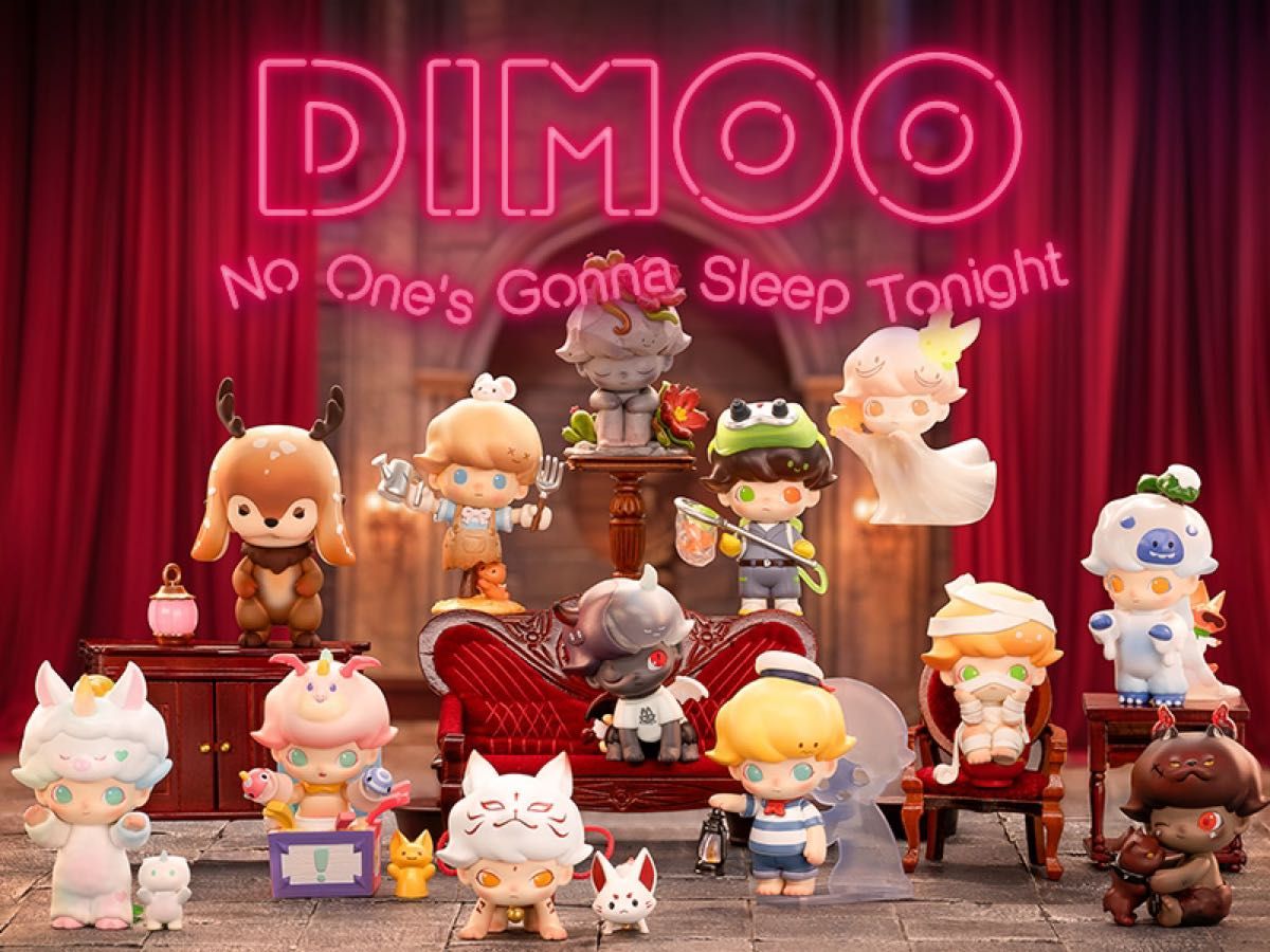 【未開封】popmart DIMOO No One's Gonna Sleep Tonight シリーズ secert フィギュア
