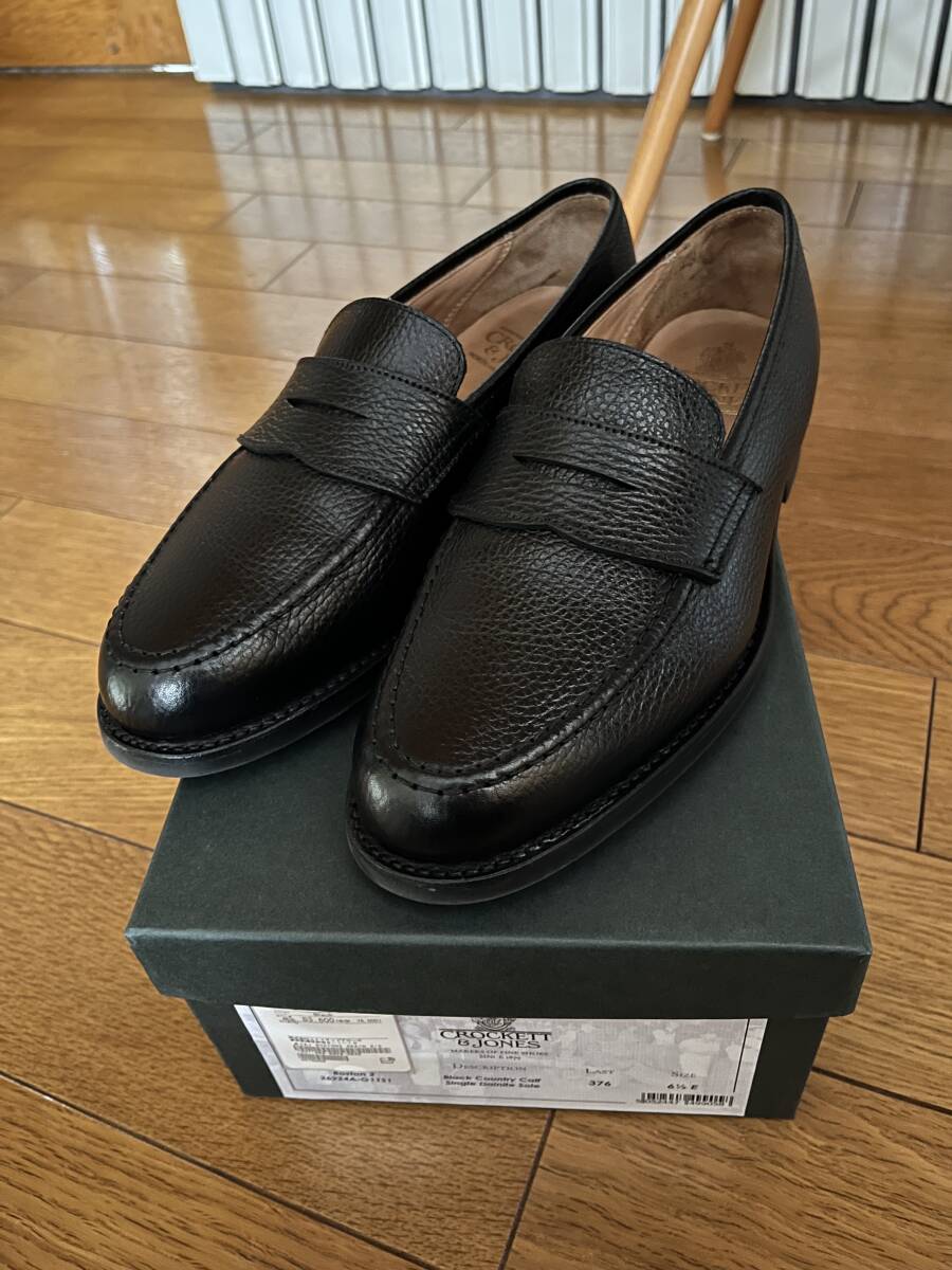 CROCKETT & JONES BOSTON2 クロケット&ジョーンズ　ブラック色　サイズ6.5